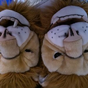 Men's Slippers Lion Head